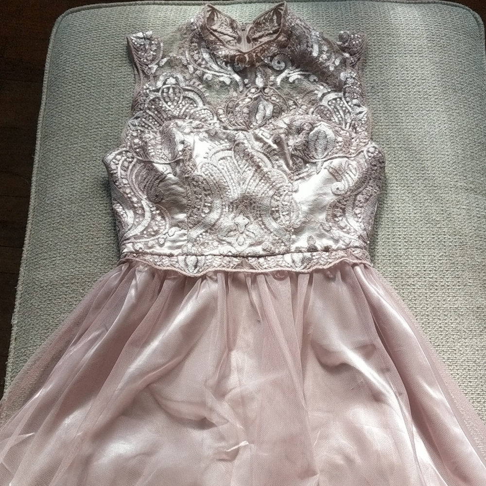 Rose gold dress